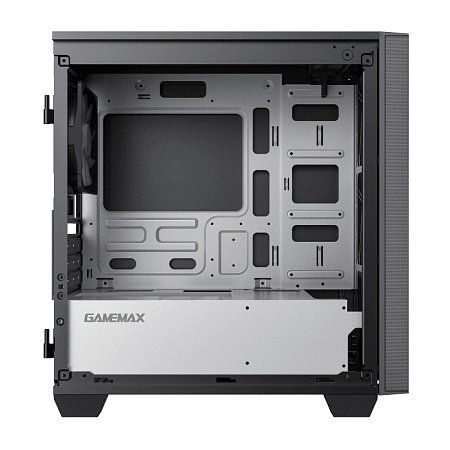 Case mATX GAMEMAX Aero Mini, w/o PSU, 0.6mm, 4x120mm ARGB, ARGB Hub, Front Mesh, Tempered Glass, DF,