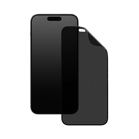 RhinoShield 3D Impact Screen Protector for iPhone 15 Pro Max Privacy Alignment Frame, Clear