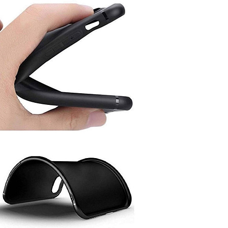 Helmet Case Liquid Silicone Oppo A58, Black