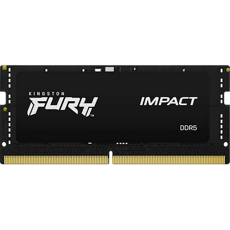 32GB DDR5-5600MHz SODIMM Kingston FURY Impact (KF556S40IB-32), CL40, 1.1V, Intel XMP 3.0, Black