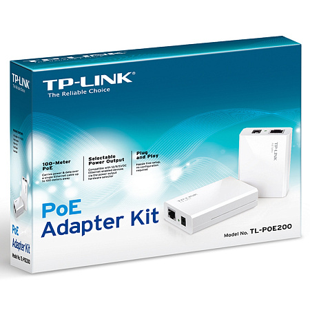 Набор адаптеров РоЕ TP-LINK TL-PoE200, 