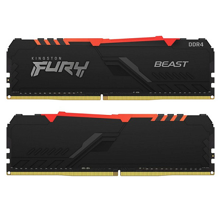 64GB DDR4-3200MHz Kingston FURY Renegade RGB (Kit of 2x32GB) (KF432C16RBAK2/64), CL16-19-19, 1.35V