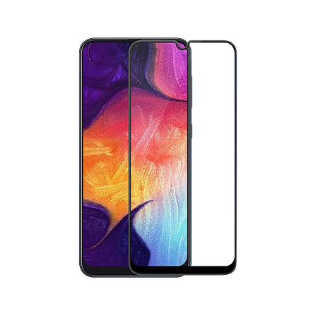 Helmet Diamond Glass 4D Samsung A20, Black
