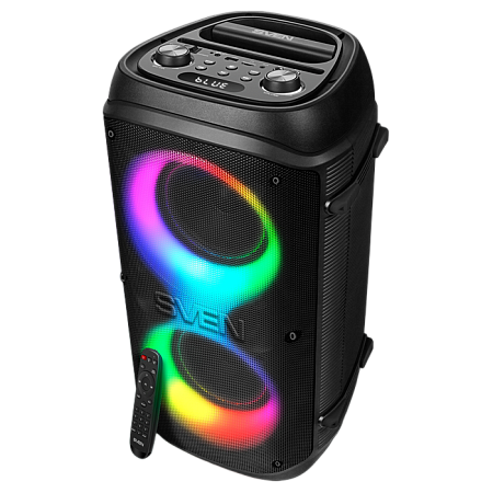 Partybox SVEN "PS-800" 100w, Black, Bluetooth, TWS, Bluetooth, FM, USB, microSD, 2x4400mA*h