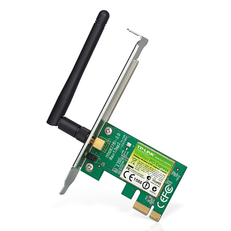 PCIe Wi-Fi N LAN Adapter TP-LINK "TL-WN781ND", 150Mbps PCIe Wi-Fi N LAN Adapter TP-LINK "TL-WN781ND", 150Mbps
