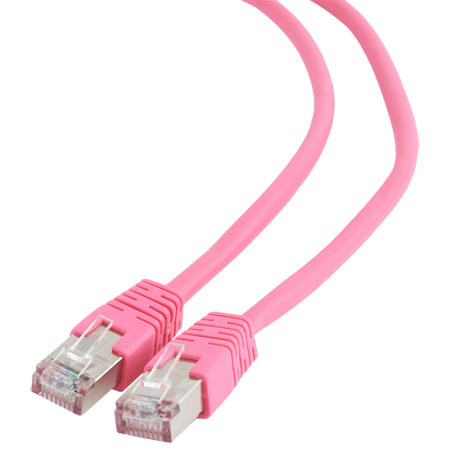 Patch Cord Cat.6/FTP, 1 m, Pink, PP6-1M/RO, Cablexpert Patch Cord Cat.6/FTP, 1 m, Pink, PP6-1M/RO, Cablexpert