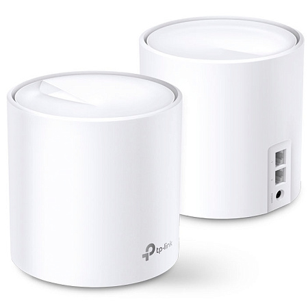 Whole-Home Mesh Dual Band Wi-Fi 6 System TP-LINK, "Deco X20(2-pack)", 1800Mbps, MU-MIMO, Gbit Ports
