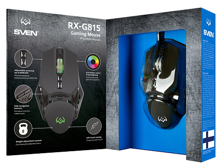 Игровая мышь SVEN RX-G815, Чёрный