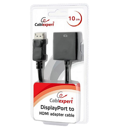 Adapter DP M to HDMI F, Blister Cablexpert "AB-DPM-HDMIF-002", Display port male to HDMI fem