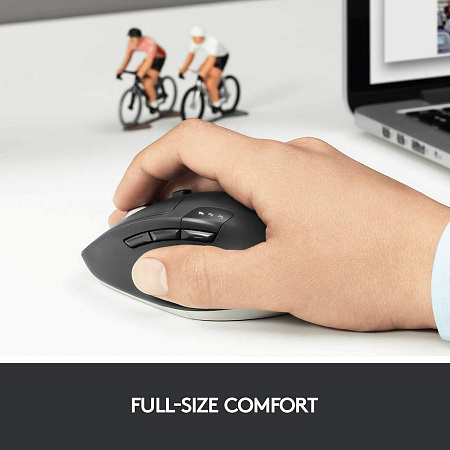 Wireless Mouse Logitech M720 Triathlon, 1000 dpi, 8 buttons, Ergonomic, 135g., Hyper Scroll, 1xAA, U