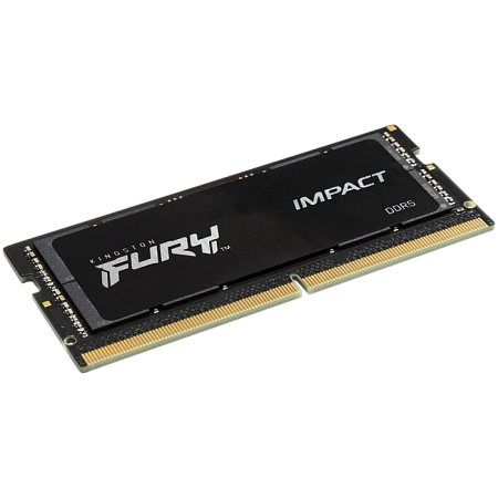 16GB DDR5-4800MHz SODIMM Kingston FURY Impact (Kit of 2x8GB) (KF548S38IBK2-16), CL38, 1.1V, Black