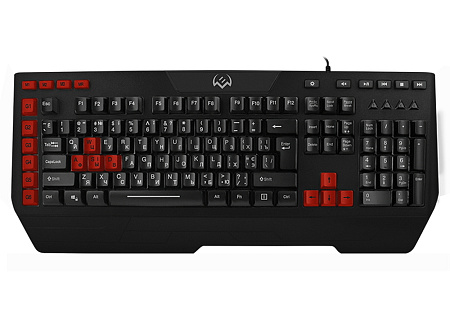 Клавиатура SVEN KB-G9600, Проводное, Чёрный