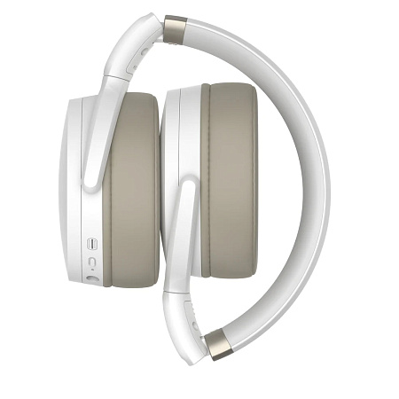 Bluetooth Sennheiser HD 450BT, White, 18—22000Hz, SPL:108dB, Dual omnidirectional microphones