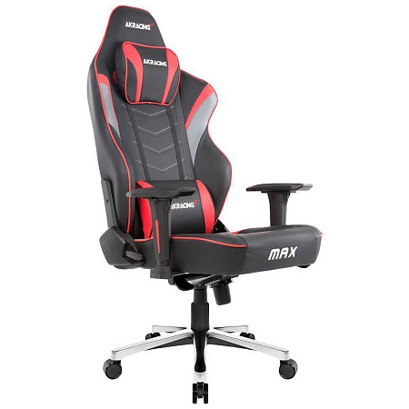 Gaming Chair AKRacing Master Max AK-MAX-RD, Red, User max load up to 180kg/height 170-200cm