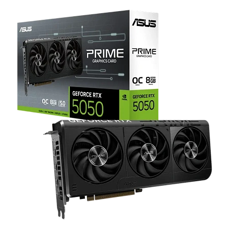 Видеокарта ASUS PRIME-RTX5050-O8G, 8GB GDDR6 128бит,процессоры ,оперативная память, ssd, M2, hdd, кейсы