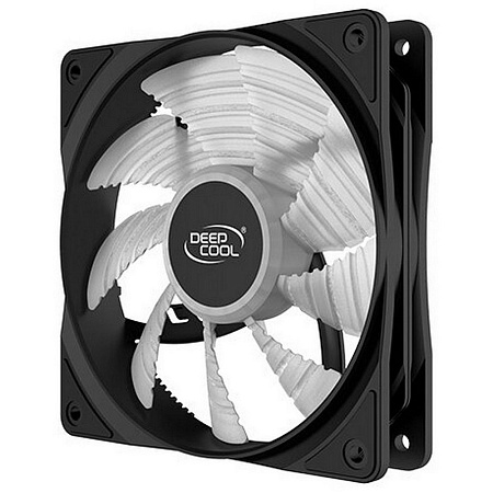 PC Case Fan Deepcool RF120W, 120x120x25, 21.9 dB, 48.9 CFM, 1300PM, White LED, Hydro Bearing