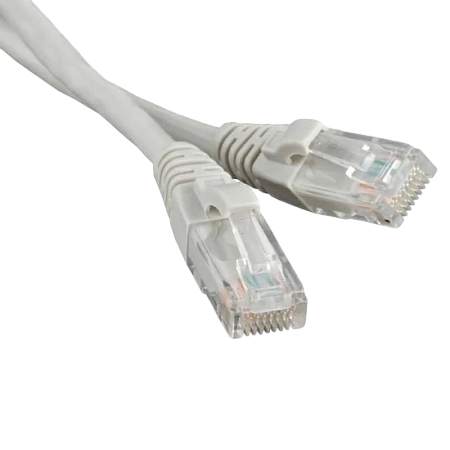  1.5m, Patch Cord  Gray  PP12-1.5M, Cat.5E, Cablexpert, molded strain relief 50u" plugs