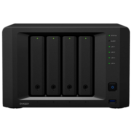 Сетевое хранилище SYNOLOGY DVA3221, Чёрный