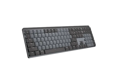 Wireless Keyboard Logitech MX Mechanical, Low-profile switches, Clicky SW, Aluminium, Dual color key
