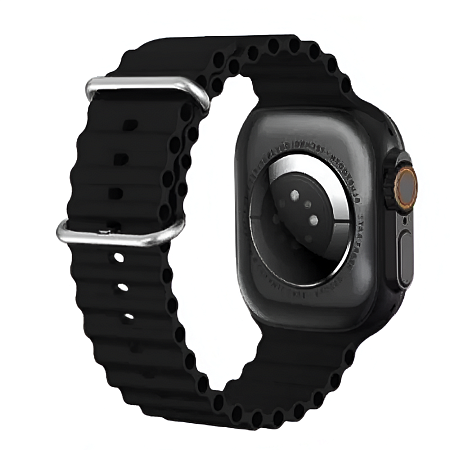 Charome Smart Watch HD Call T8s Ultra Max, With 2 Straps, Black