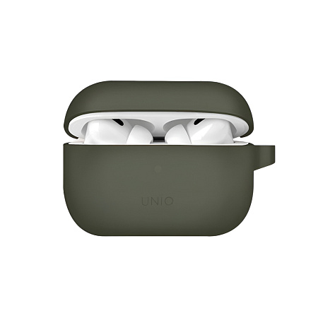 Uniq Case Silicon Moss for AirPods Pro 2nd Gen, Green Uniq Case Silicon Moss for AirPods Pro 2nd Gen, Green
