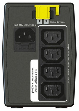 APC Back-UPS BX650LI 650VA/325W, 230V, AVR, 4*IEC Sockets