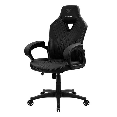 Gaming Chair ThunderX3 DC1  Black/Black, User max load up to 150kg / height 165-180cm