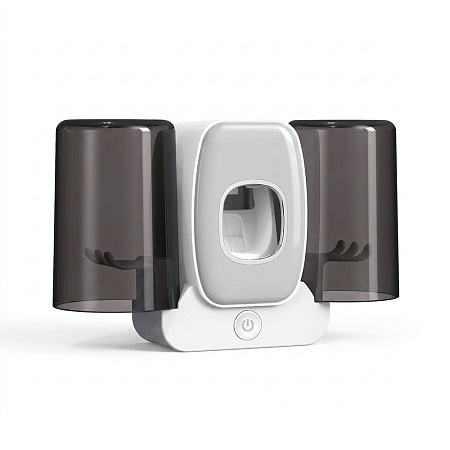 Wekity Smart Toothbrush Holder with Automatic Dispenser, White