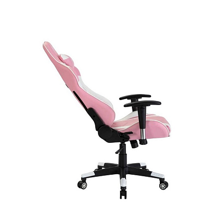 Gaming Chair Havit GC932, Headrest & Lumbar cushion, 2D Armrest, 166 degrees, Pink/White