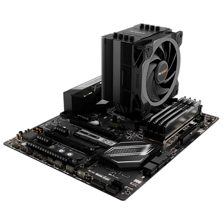 AC be quiet! "Pure Rock 2 FX" (19.1-26,8dBA, 1500RPM, 42.60 CFM, 120mm, ARGB, PWM, 150W, 4x6mm, 685g