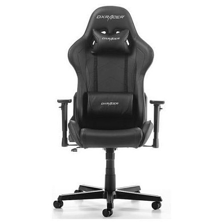 Gaming Chair DXRacer Formula GC-F08-NN, Black/Black, User max loadt up to 150kg / height 145-180cm