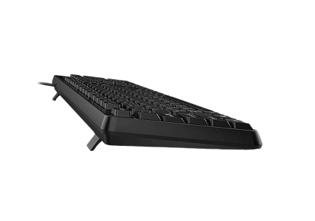 Keyboard Genius KB-117, Classic, 12 Fn keys, Concave Keycap, Spill Resistant, 1.5m, USB, EN/RU, Blac