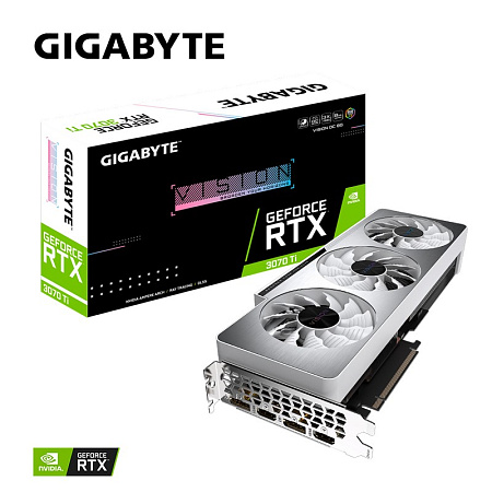 VGA Gigabyte RTX3070Ti 8GB GDDR6X Vision OC  (GV-N307TVISION OC-8GD)