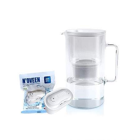 NOVEEN Glass Filter Jug GJF250 2,5 L NOVEEN Glass Filter Jug GJF250 2,5 L