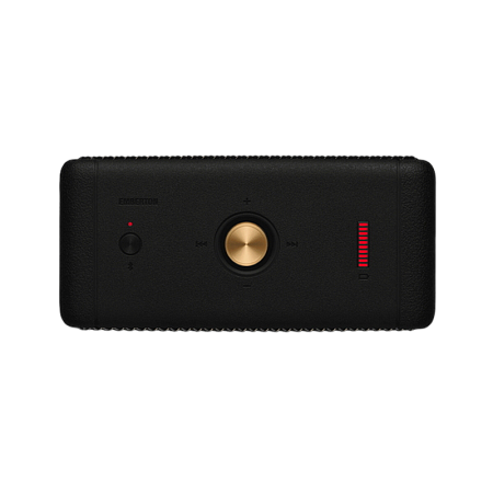 Marshall EMBERTON Portable Bluetooth Speaker - Black and Brass
