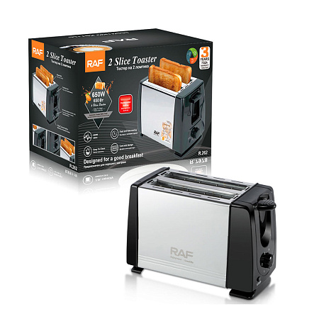 Raf Toaster R.262, 2 Slice, 650W