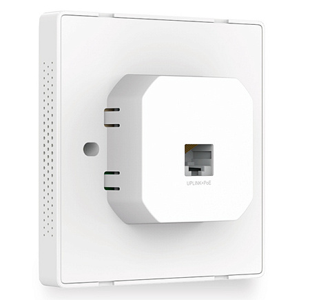 Wi-Fi N Access Point TP-LINK "EAP115-Wall", 300Mbps, Omada Centralized Management, PoE, Wall-Plate