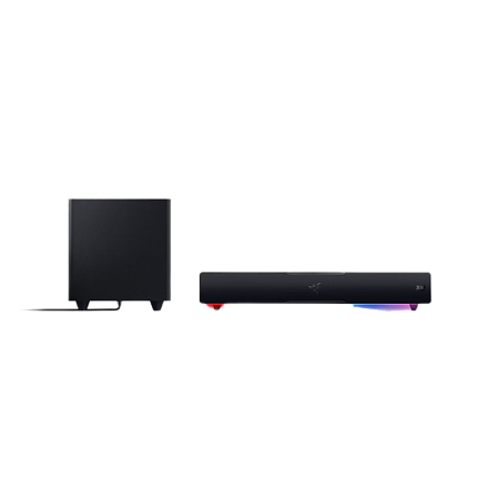 Gaming Soundbar & Subwoofer Razer Leviathan V2, THX Spatial Audio, RGB, BT 5.2/USB