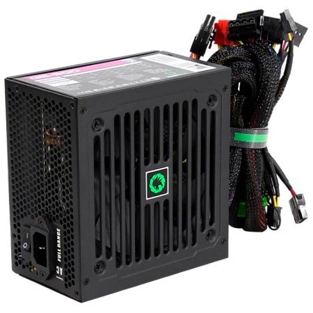Power Supply ATX 600W GAMEMAX GE-600, 80+, 120mm, Active PFC, Temperature control fan, Black