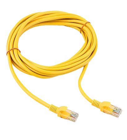 5m, Patch Cord Yellow, PP12-5M/Y, Cat.5E, Cablexpert, molded strain relief 50u" plugs 5m, Patch Cord Yellow, PP12-5M/Y, Cat.5E, Cablexpert, molded strain relief 50u" plugs