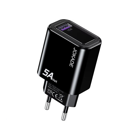 Jokade Wall Charger 1*USB-A 5A,20W JB140, Black