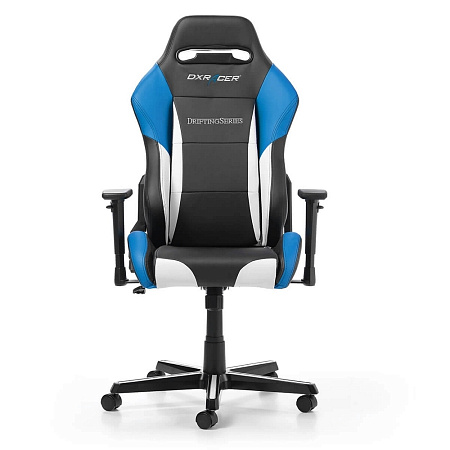 Gaming Chair DXRacer Drifting GC-D61-NWB,Black/White/Blue,User max load up to 150kg/height 145-175cm
