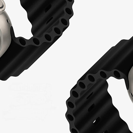 DUX DUCIS Strap Ocean Wave Version Apple Watch 42MM/44MM/45MM, Black