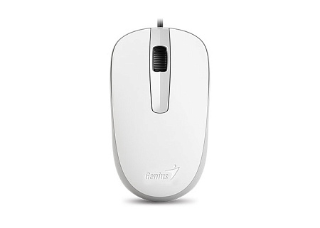 Mouse Genius DX-120, 1200 dpi, 3 buttons, Ambidextrous, 85g, 1.5m, USB, White