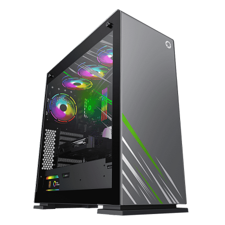 Case EATX GAMEMAX VEGA Pro, w/o PSU, 0.8/1.2mm, 1x120mm ARGB, ARGB Hub, Dual Side Tempered Glass, Du