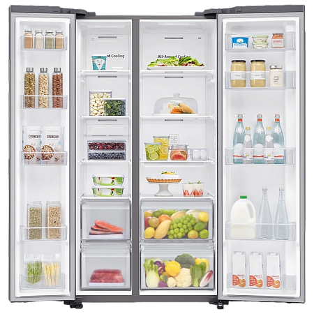 Холодильник Samsung RS61R5001M9/UA, Серебристый Холодильник Samsung RS61R5001M9/UA, Серебристый