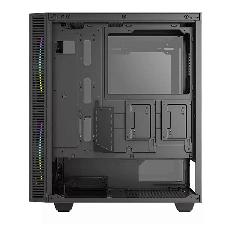 Case ATX GAMEMAX Aero, w/o PSU, 0.5mm, 2x200mm & 1x120mm ARGB fans, ARGB+PWM Hub, Front Mesh, TG, DF