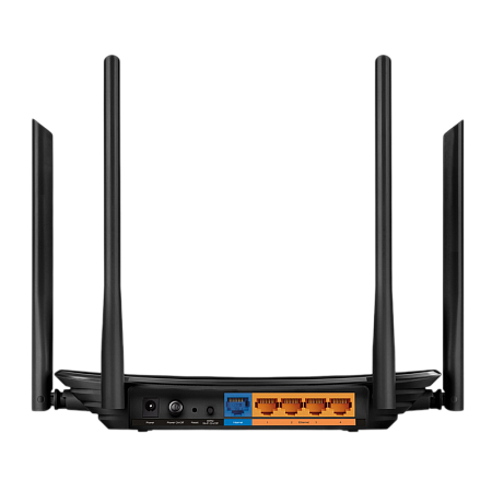 Wi-Fi AC Dual Band TP-LINK Router, "Archer C6", 1200Mbps, Gbit Ports, MU-MIMO Wi-Fi AC Dual Band TP-LINK Router, "Archer C6", 1200Mbps, Gbit Ports, MU-MIMO