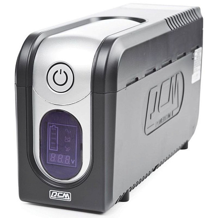 UPS PowerCom IMD-625AP 625VA/375W Line Interactive, AVR, LCD, RJ45/RJ11, USB, 3xSchuko Sockets