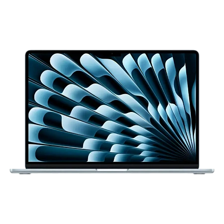 Ноутбук 15,3" Apple MacBook Air A3241, Sky Blue, M4 with 10-core CPU and 10-core GPU, 16Гб/256Гб, macOS Sequoia